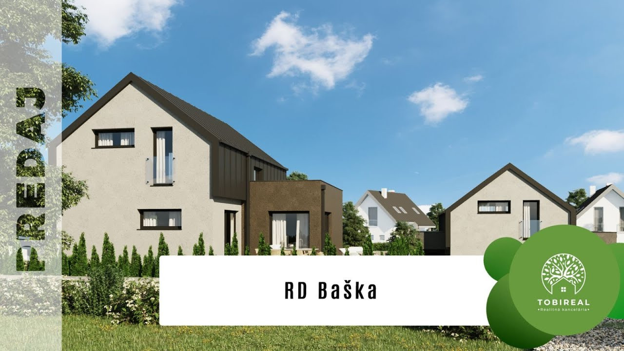 NOVOSTAVBA RD - obec Baška, Košice - okolie.