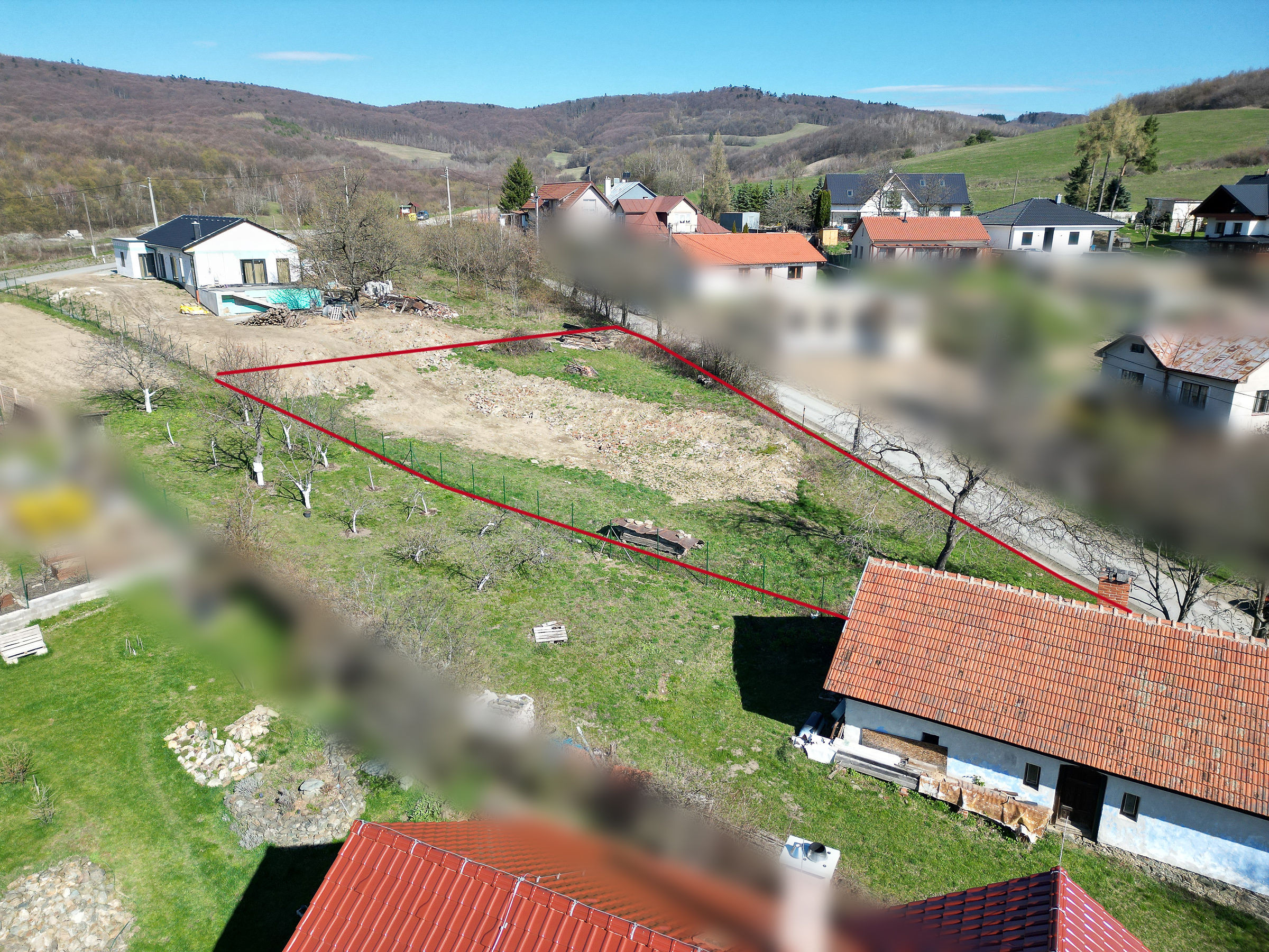 Stavebný pozemok - 865 m2, obec Vyšný Klátov