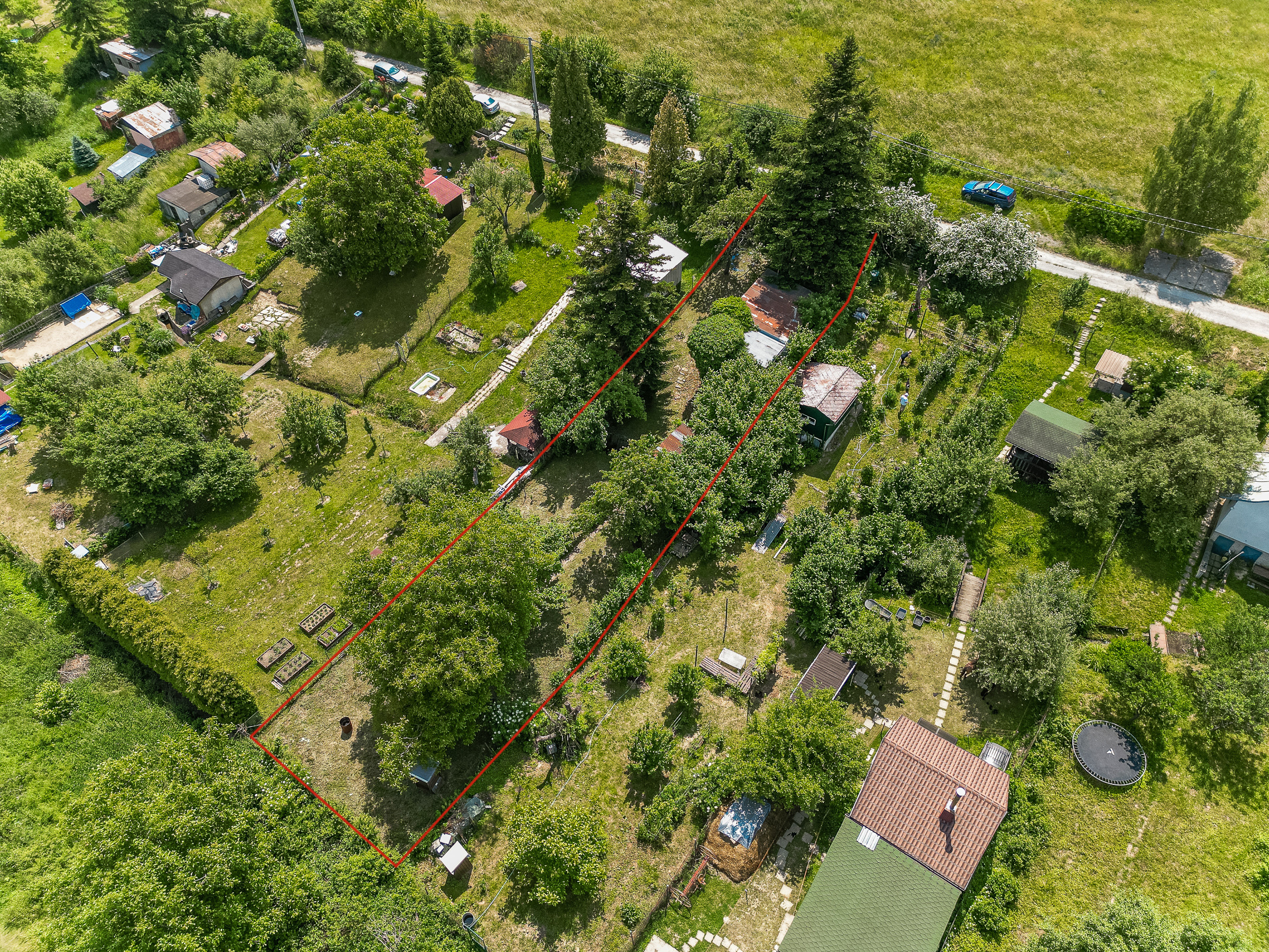 Pozemok v záhradkárskej lokalite Čičky v Košiciach