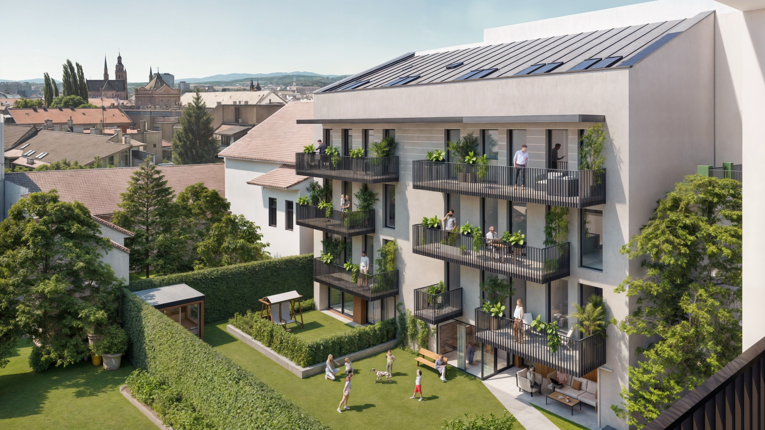 Mezonet s loggiou v novostavbe Drevný trh