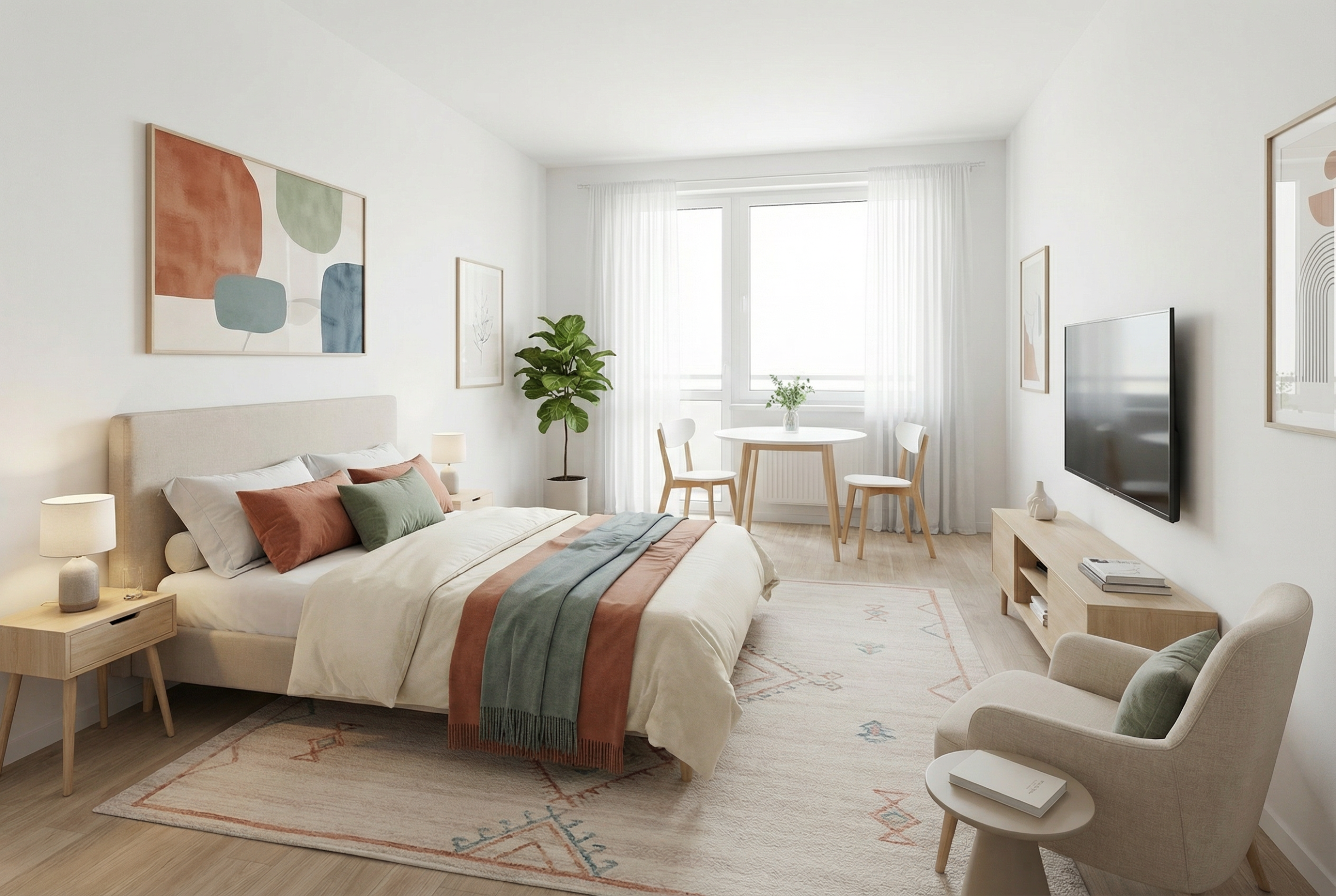 Garsónka s balkónom, Nám. L. Novomeského, Košice