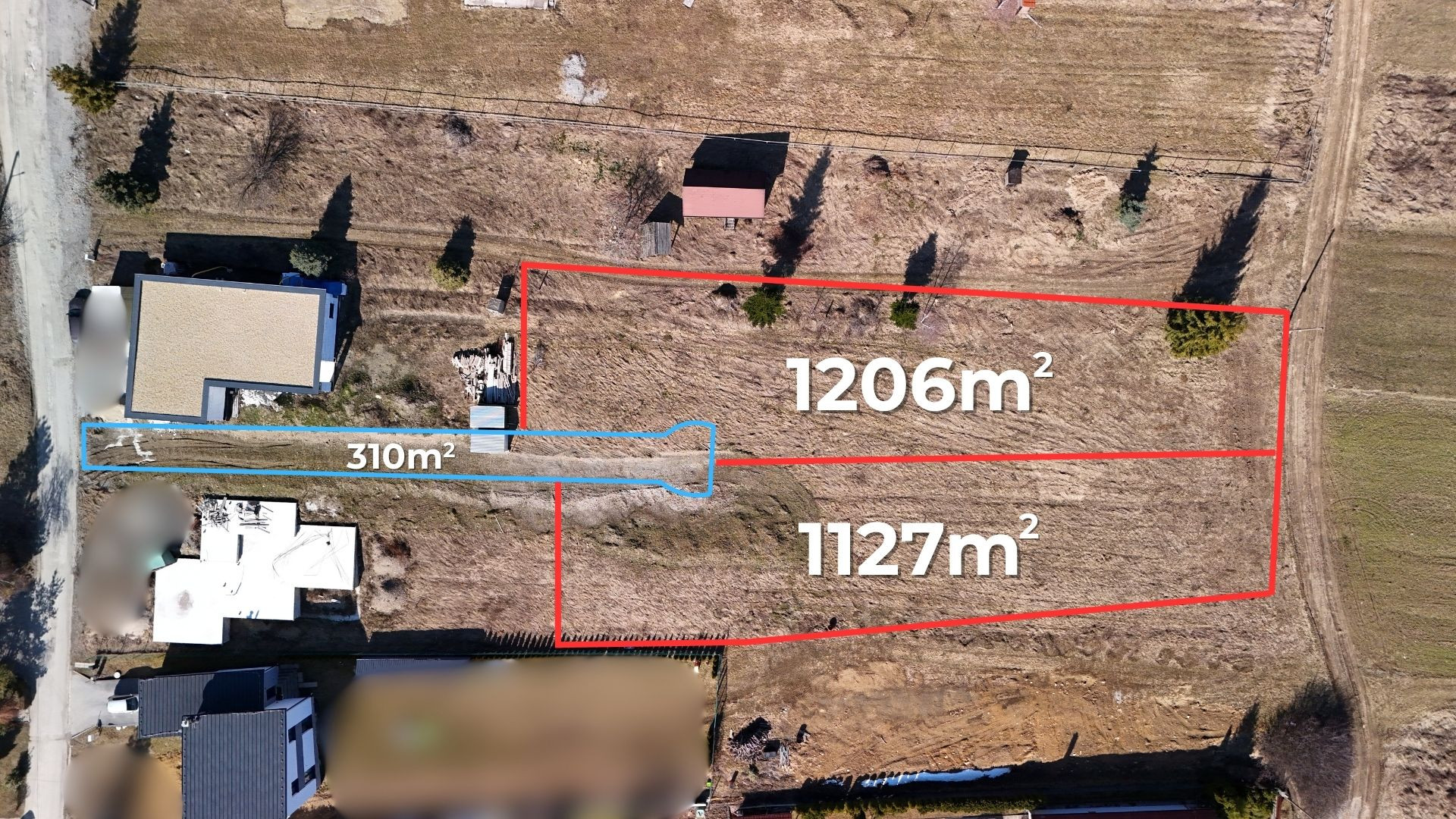 Stavebné pozemky v obci Hýľov