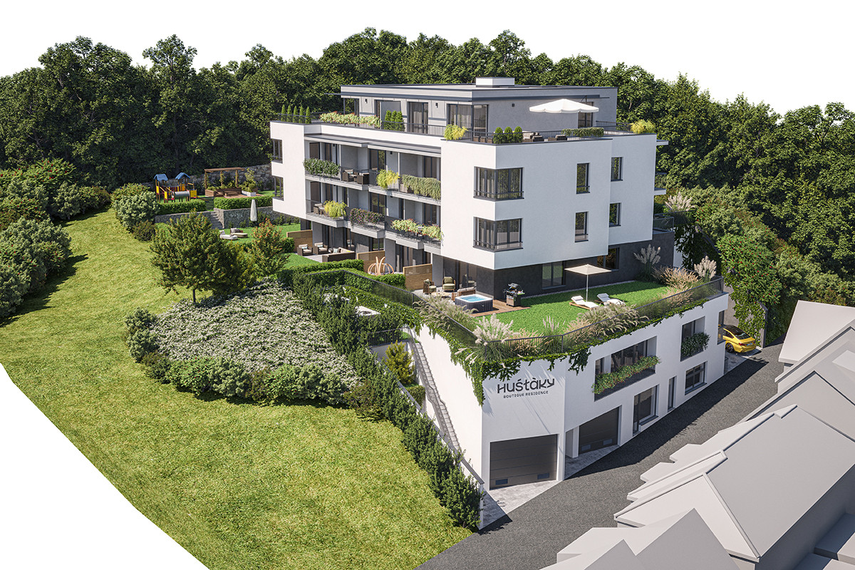 3 izbový byt s balkónom v projekte Huštáky Boutique Residence