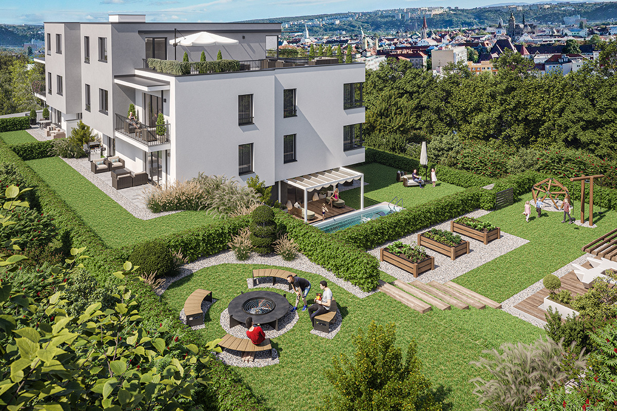 2 izbový byt s loggiou v projekte Huštáky Boutique Residence