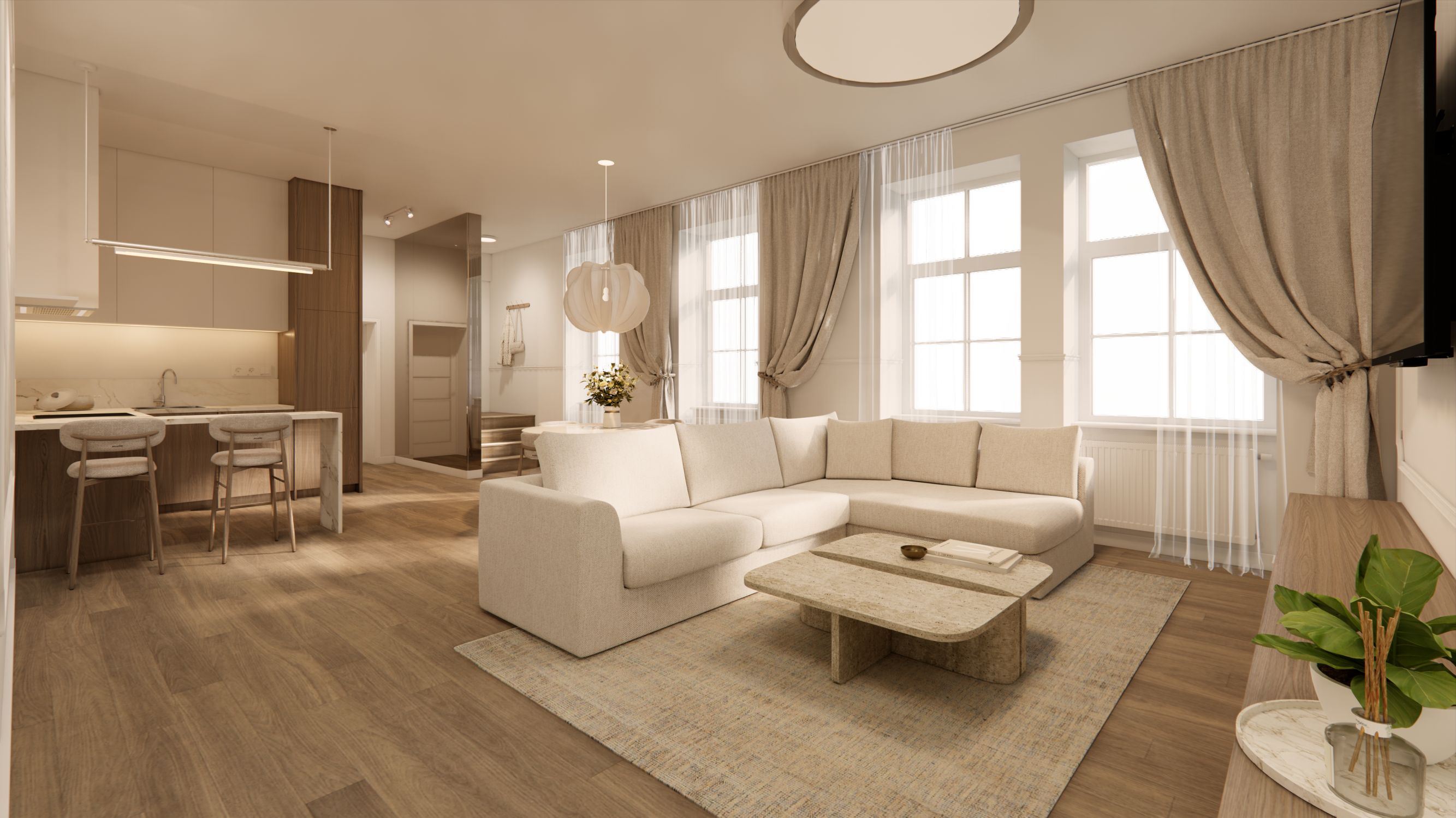 5 izbový apartmán v historickej budove - Rezidencia Kmeťova