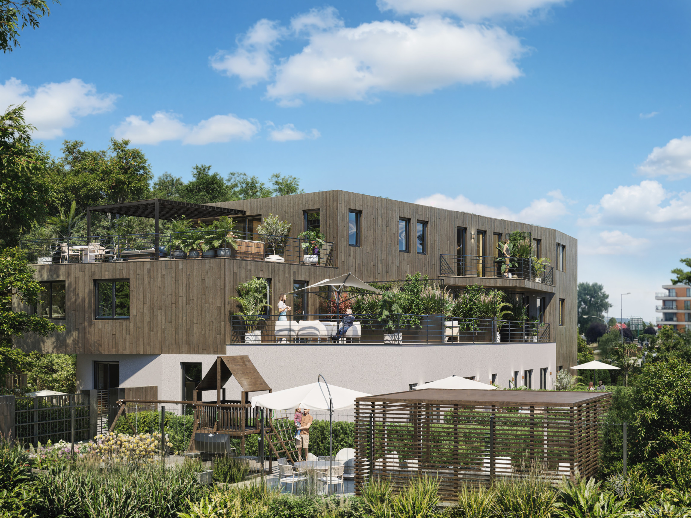 4 izbový byt s 2 terasami, Košice - Villa Park Anička
