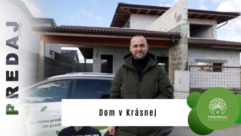 Novostavba rodinného domu, Košice – Krásna, IBV Záhumnie.