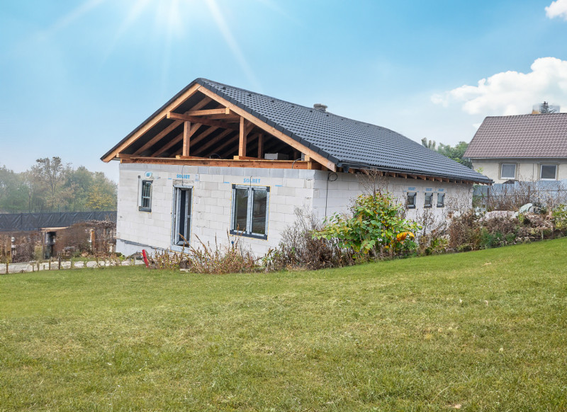 Novostavba 4 izbového bungalovu - Slanec