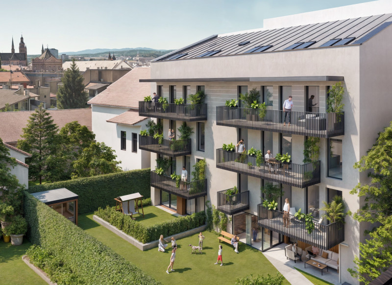 Mezonet s loggiou v novostavbe Drevný trh