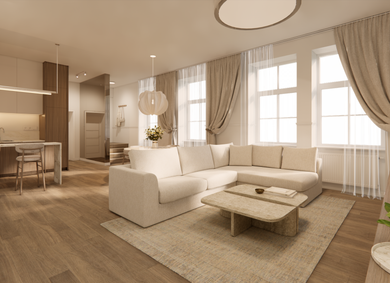 5 izbový apartmán v historickej budove - Rezidencia Kmeťova